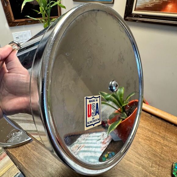VTG Kromex Midcentury Chrome Ice Bucket - Picture 12 of 13